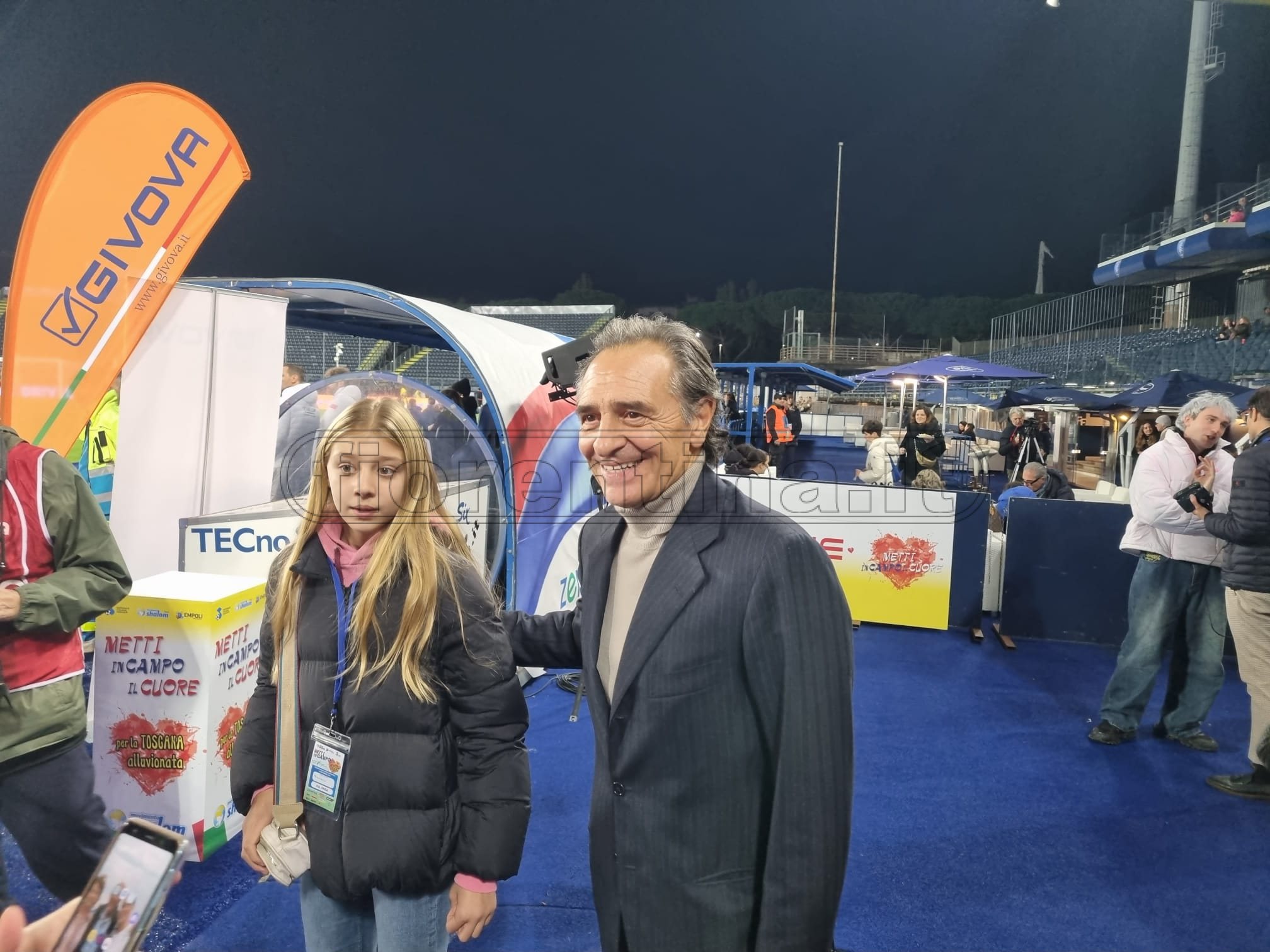 Qui Castellani, ‘Metti in campo il cuore per la Toscana’: da Spalletti a Prandelli, tanti volti noti