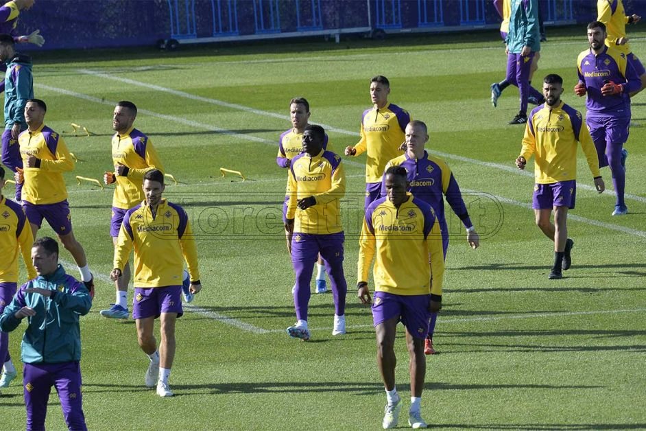 Le immagini della rifinitura di Cukaricki-Fiorentina nella fotogallery di VI.IT