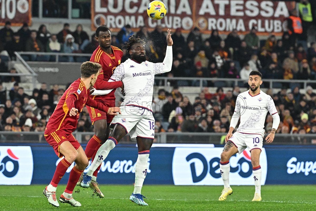 Le immagini di Roma-Fiorentina nella fotogallery di VI.IT