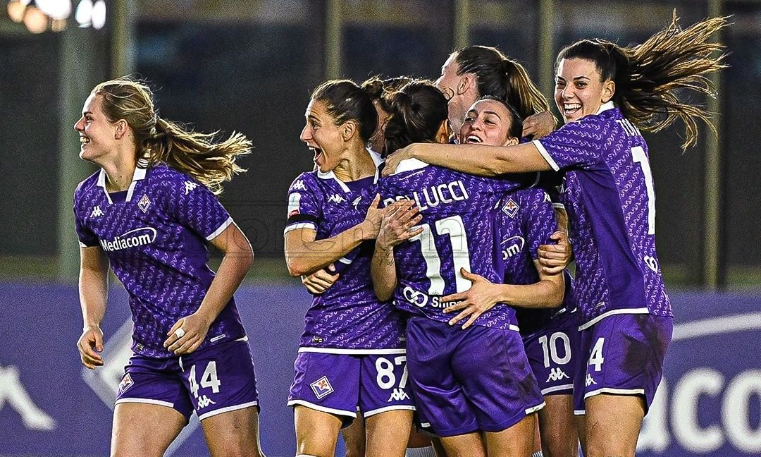 Fiorentina Femminile, vittoria per 2-1 sulla Sampdoria e momentaneo 2° posto in classifica