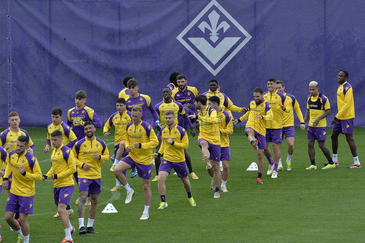 Fiorentina, il programma di oggi: rifinitura verso l'Atalanta