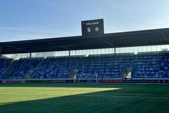 Stade de la Tuilière: le immagini dell'impianto che ospiterà la sfida tra Losanna e Fiorentina (FOTO VI.IT)